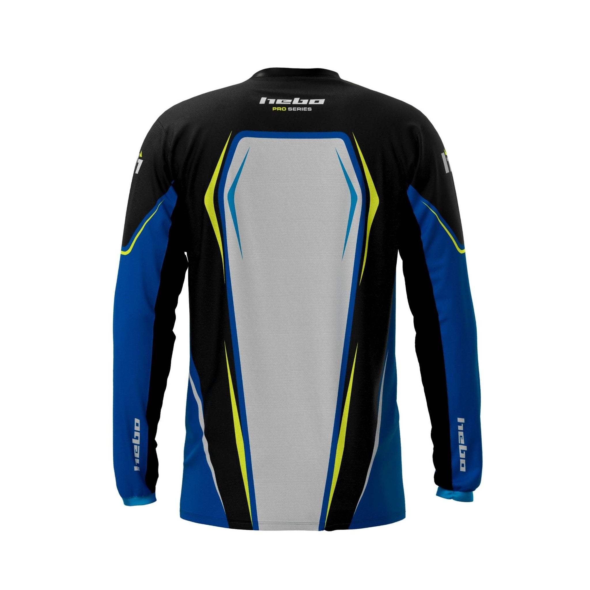 hebo-camiseta-pro-trial-classic-azul-tejido-reciclado-dry-clim-y-biel-stico image 2