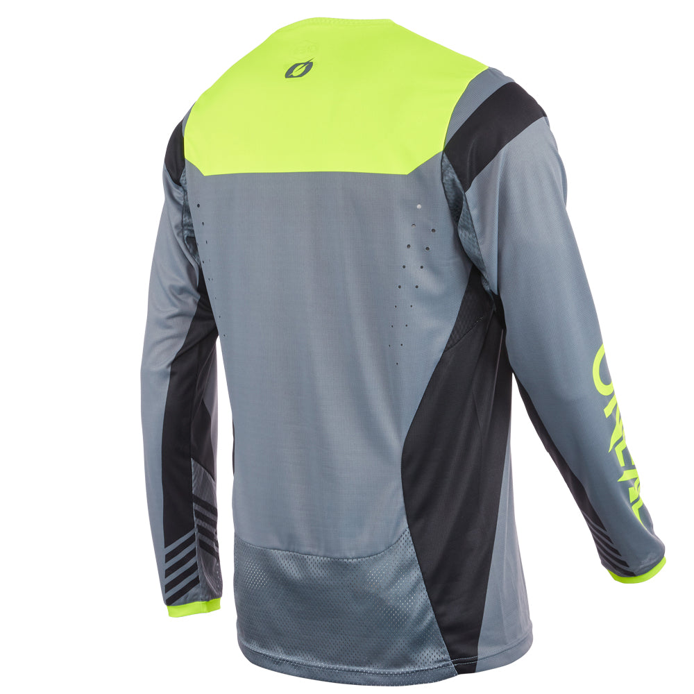 o-neal-youth-element-fr-maillot-de-manga-larga-gris-amarillo-ne-n image 2