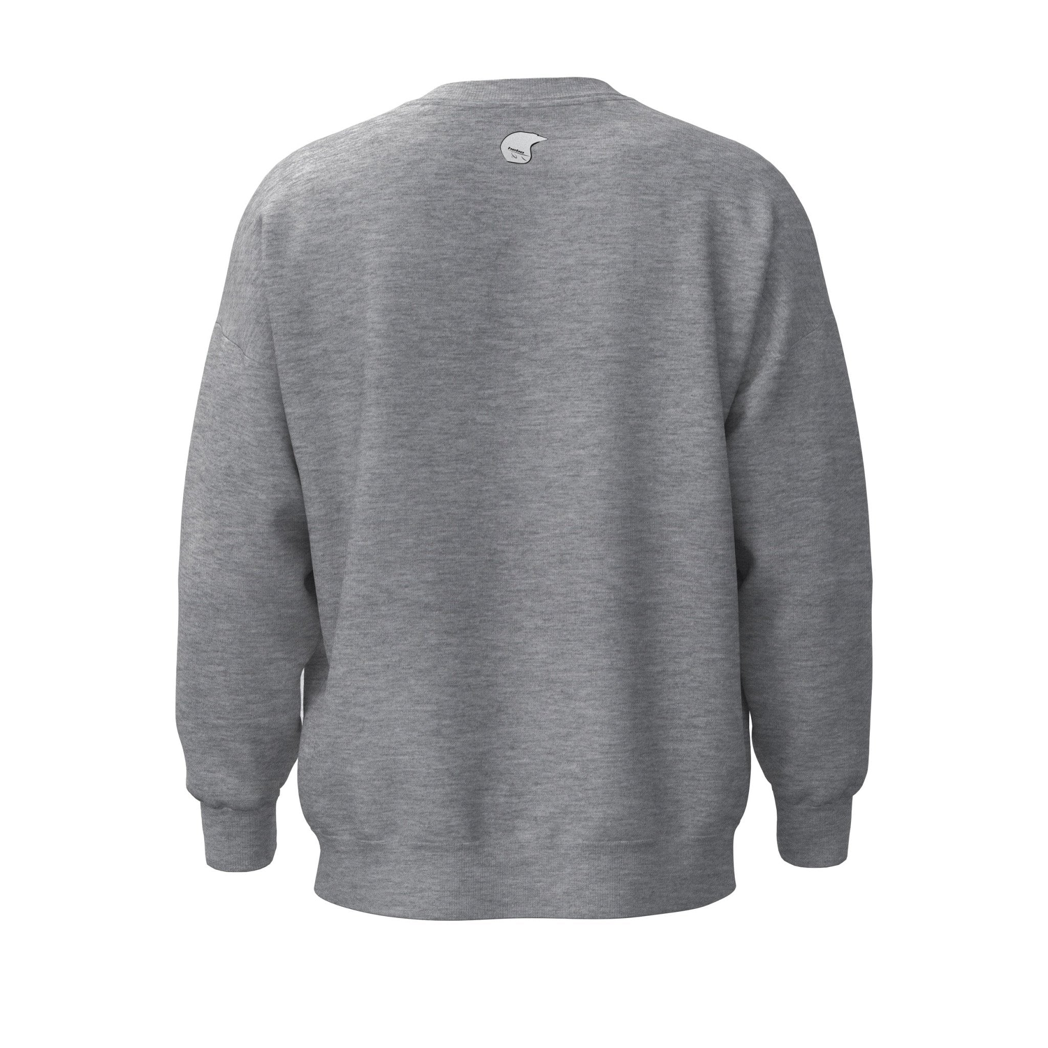 hebo-sudadera-gris-manga-larga-con-logo-estampado image 2