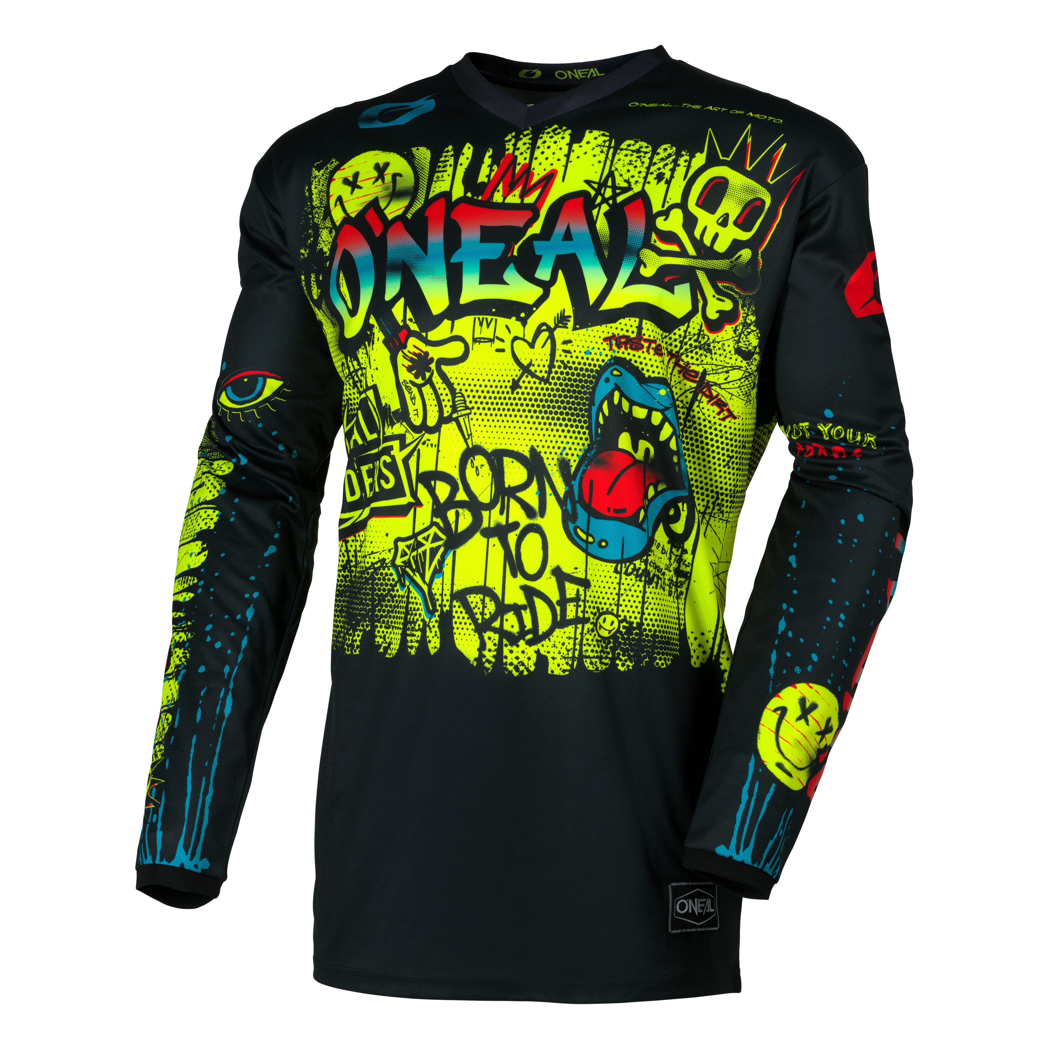 maillot-o-neal-element-rancid-neon-personalizado image 1