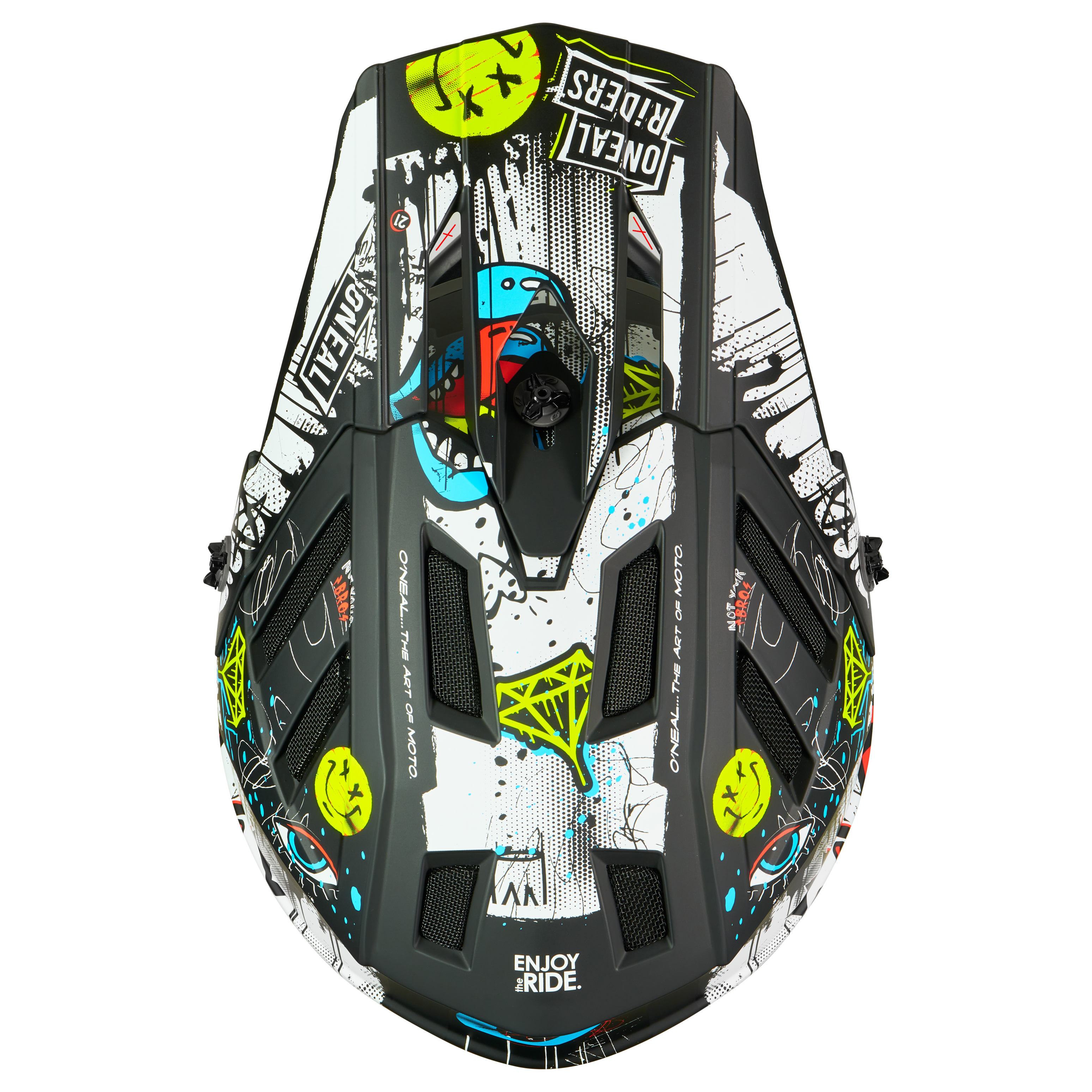 casco-o-neal-backflip-rancid-negro-blanco image 6