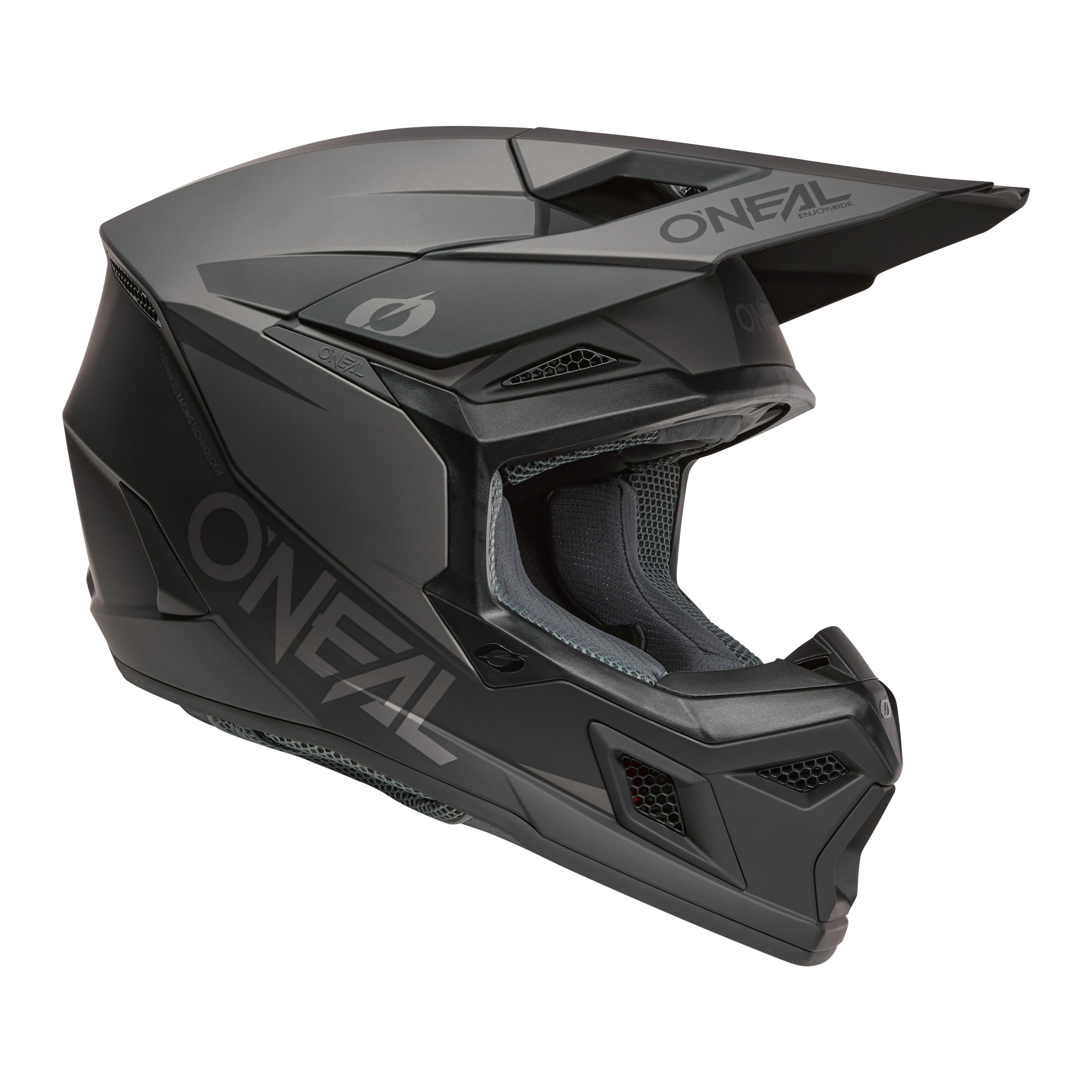 casco-o-neal-3-srs-solid-negro-gris image 2