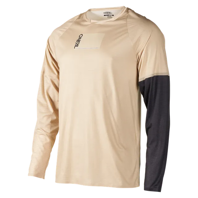 o-neal-element-fr-jersey-plain-sand-black-camiseta-de-manga-larga-para-mtb-y-mot image 1