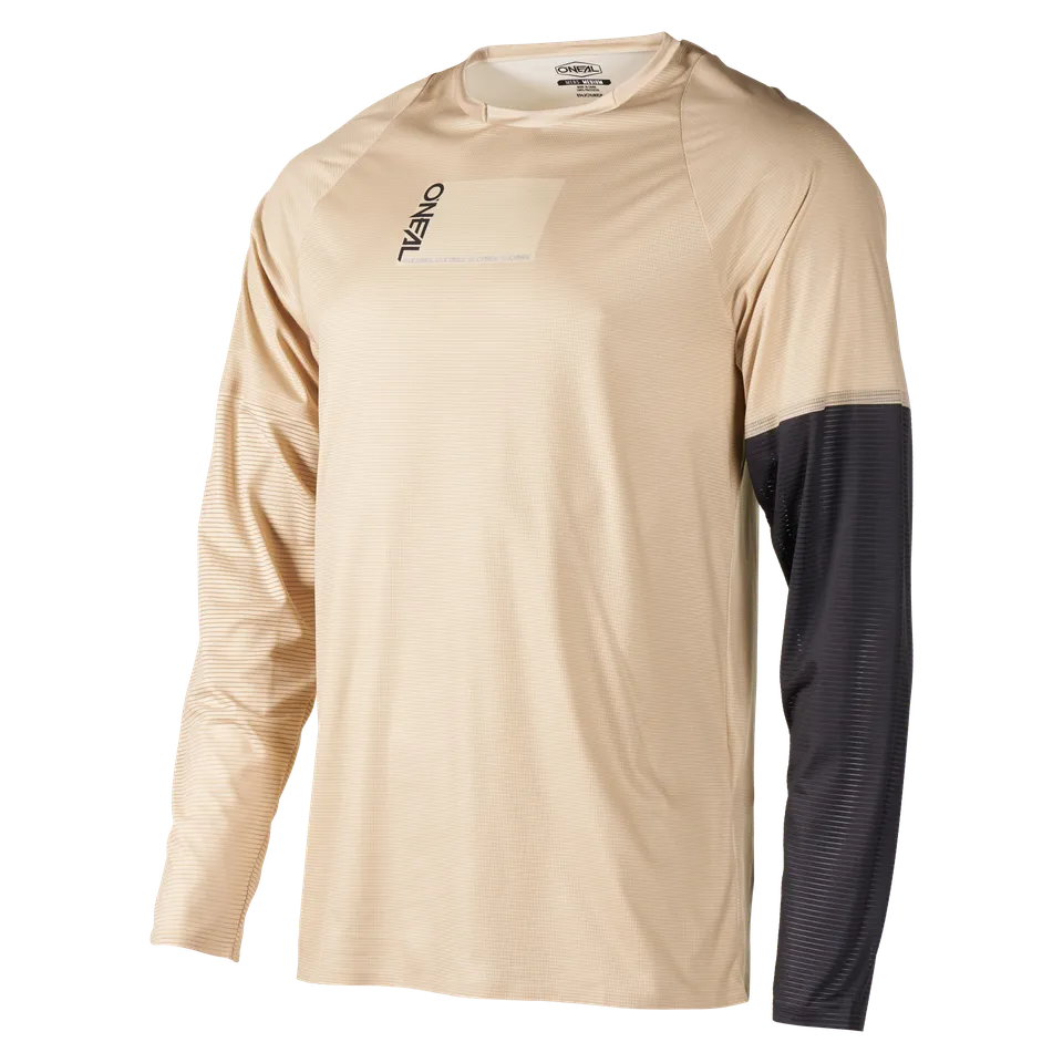o-neal-element-fr-jersey-plain-sand-black-camiseta-de-manga-larga-para-mtb-y-mot image 1