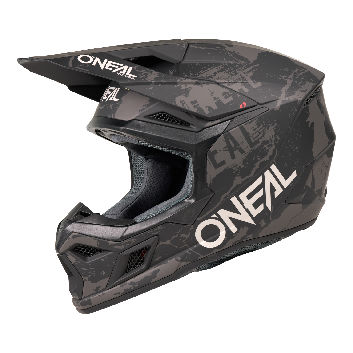 o-neal-casco-3-srs-acid-negro-gris image 1