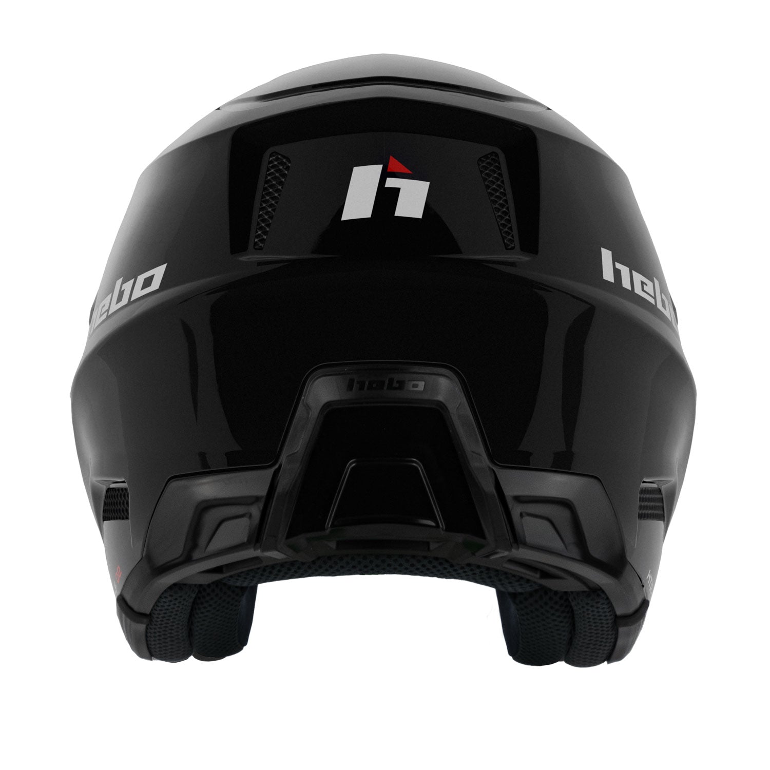 hebo-casco-zone-pro-monocolor-negro-fibra-de-vidrio-1050g-homologado image 2
