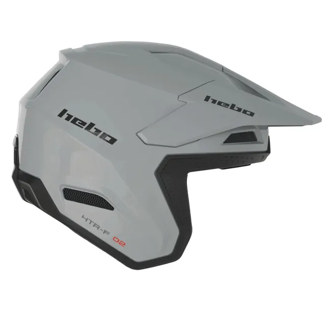 hebo-casco-zone-pro-monocolor-gris-casco-de-trial-en-fibra-de-vidrio-con-eps-tri image 1