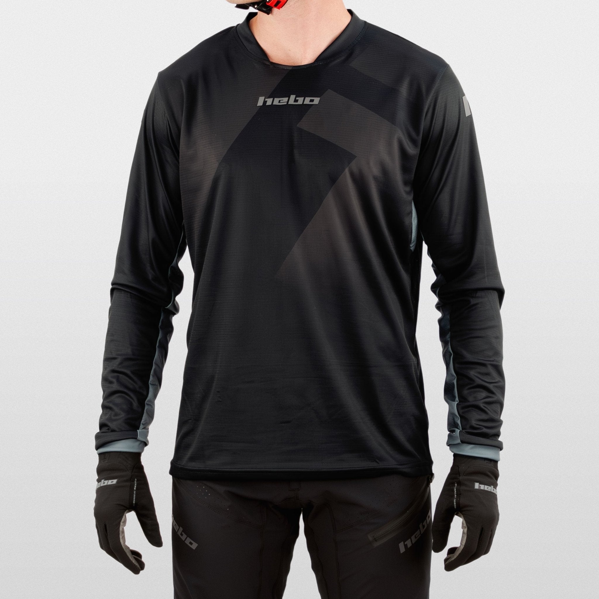 hebo-camiseta-trial-tech-negra-poli-ster-transpirable-upf-50-talla image 4