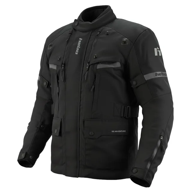 hebo-chaqueta-ds-adventure-negra-chaqueta-impermeable-con-protecciones-nivel-2-y image 1