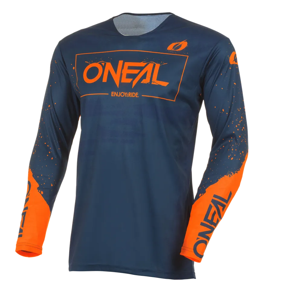 camiseta-o-neal-mayhem-paint-azul-naranja-personalizada-nombre-y-n-mero image 1