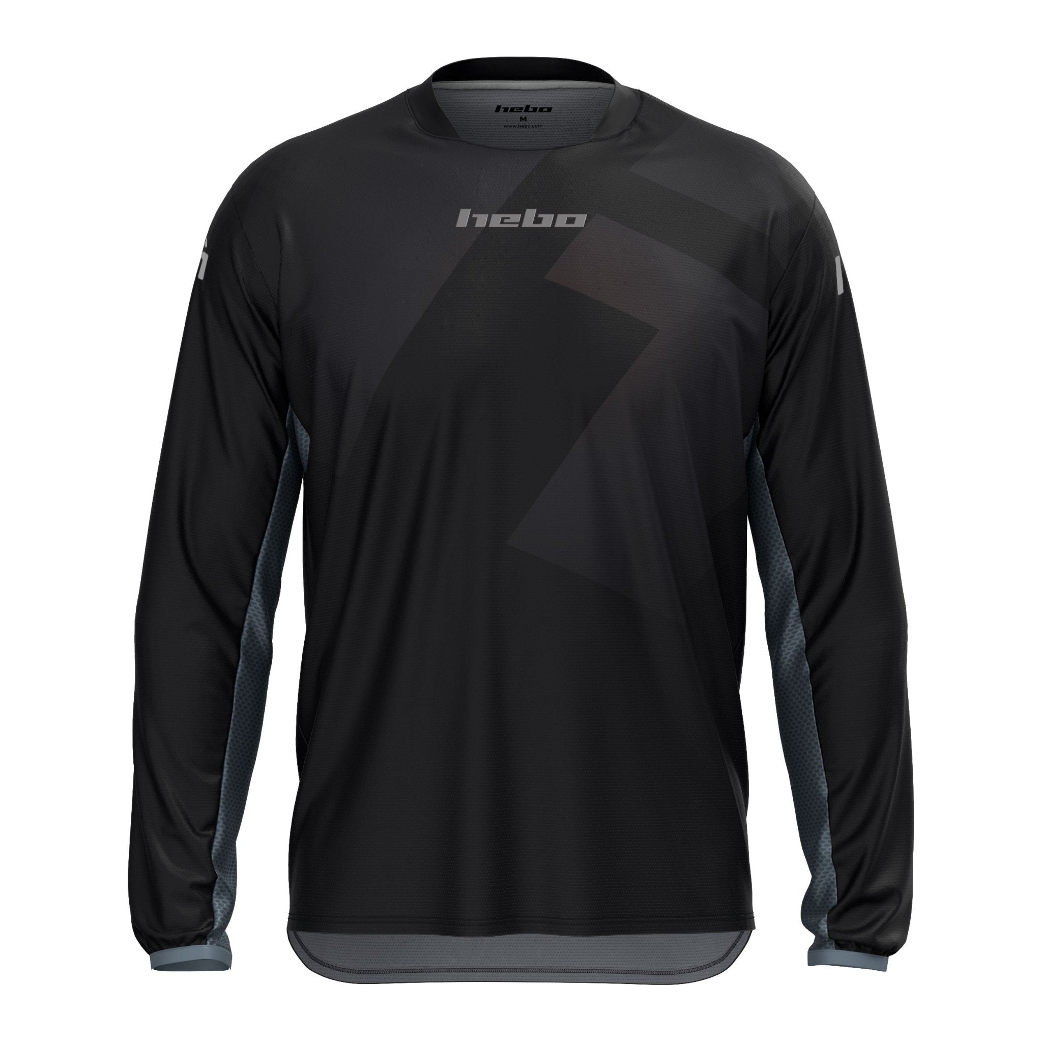 hebo-camiseta-trial-tech-negra-poli-ster-transpirable-upf-50-talla image 1