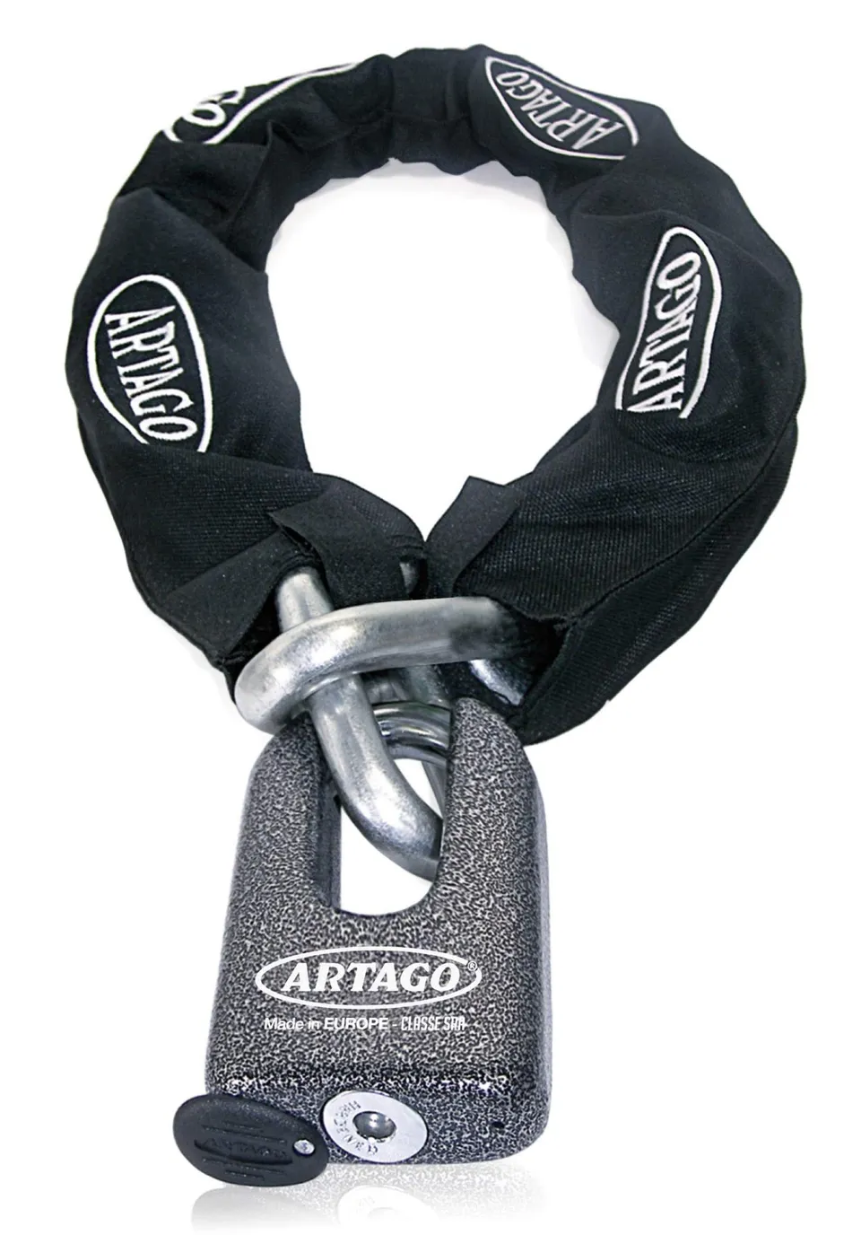 artago-69t120-cadena-antirrobo-moto-pesada-mini-u-15mm-120cm-sra-y-sold-secure-g image 1