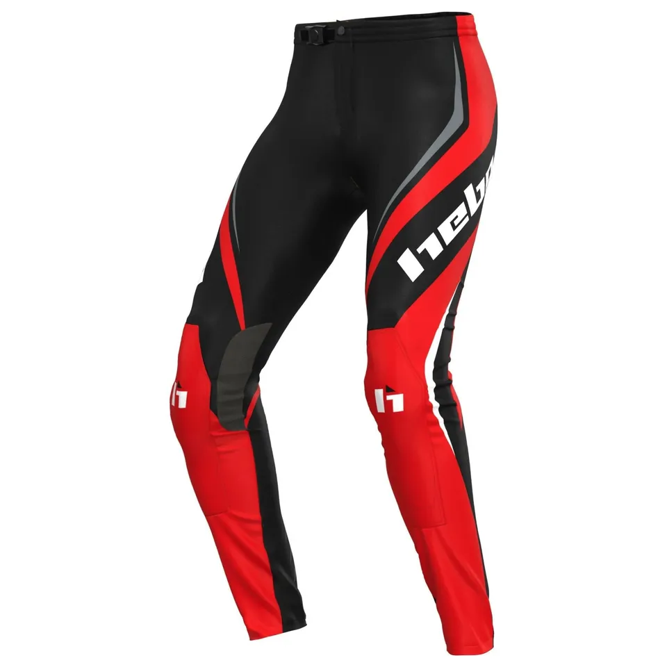 pantal-n-hebo-pro-trial-classic-rojo-pantal-n-de-trial-con-rodilleras-ce-nivel-i image 1