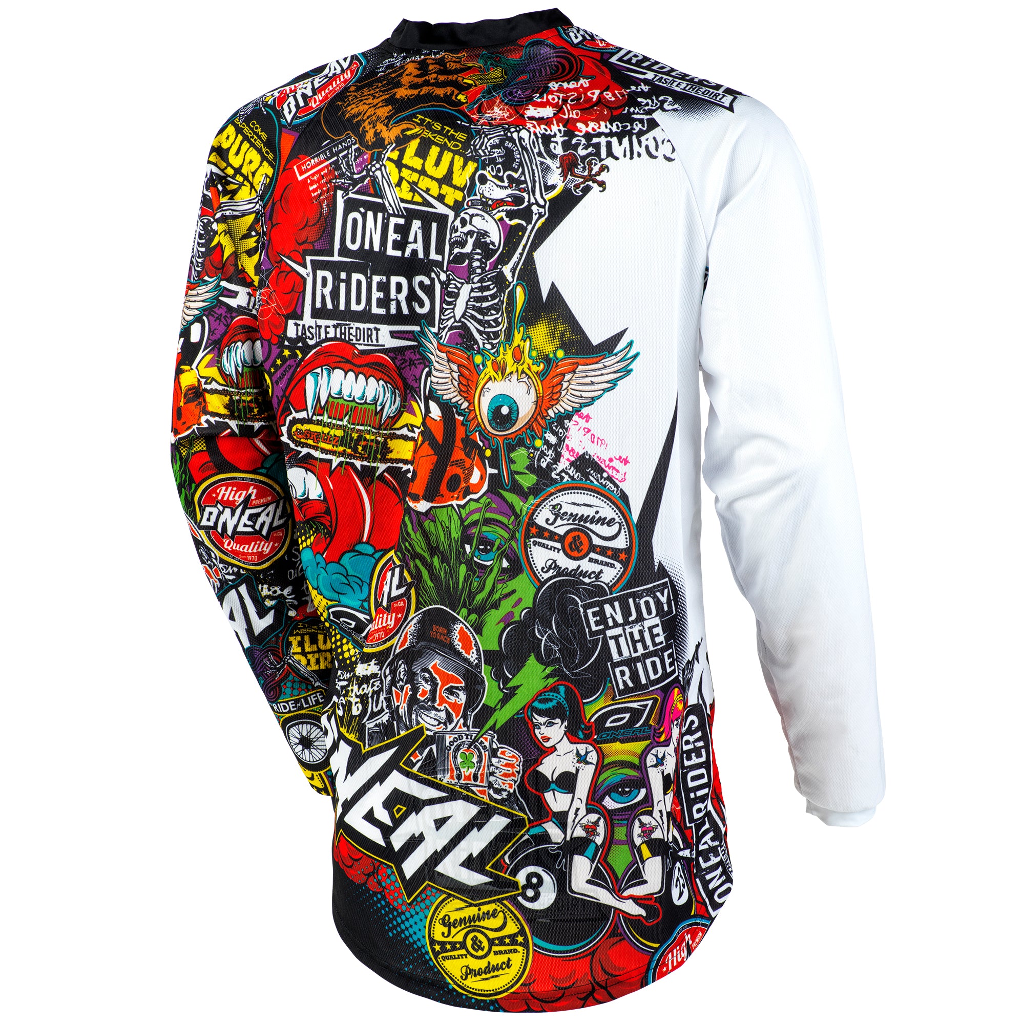 o-neal-mayhem-crank-maillot-de-moto-negro-multicolor image 2