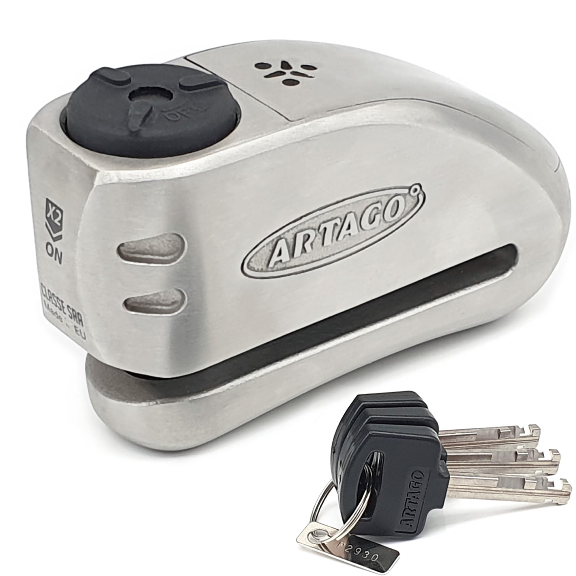 artago-32-candado-moto-alta-gama-antirrobo-disco-con-alarma-don-t-touch-120db-ho image 1