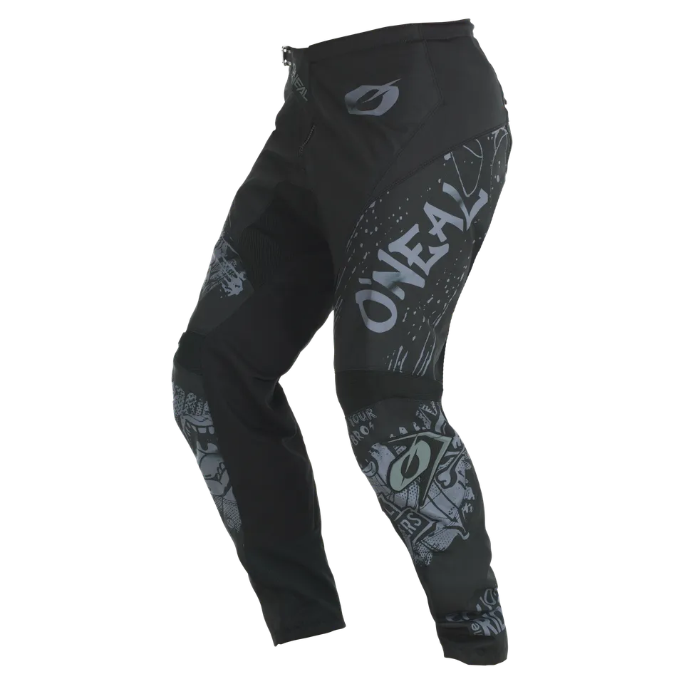 o-neal-element-rancid-pants-negro-gris-pantalones-de-motocross-con-protecci-n-t- image 1