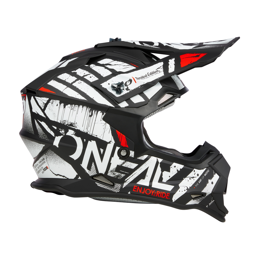 o-neal-2-srs-youth-glitch-casco-de-moto-juvenil-negro-blanco image 4