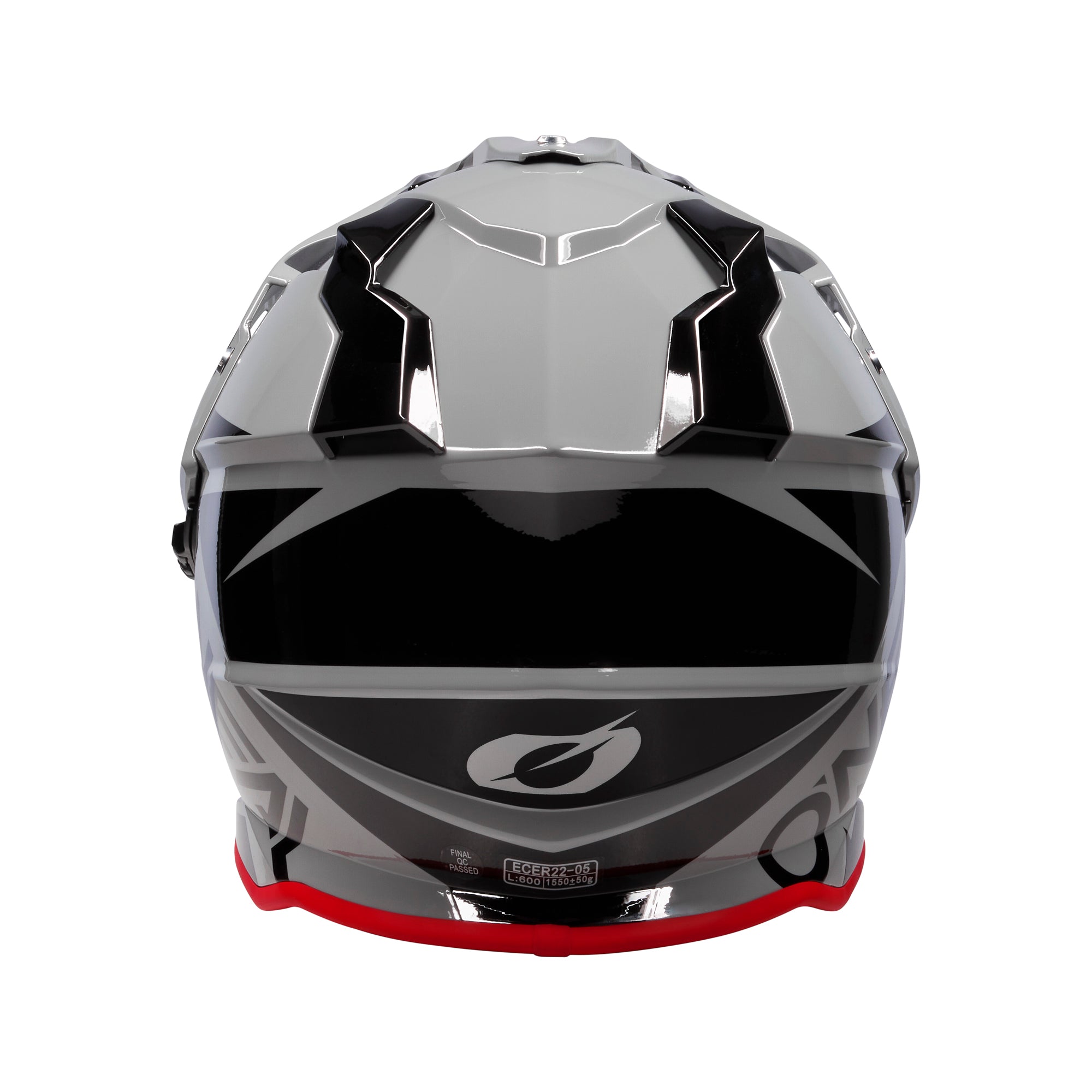 casco-o-neal-sierra-r-gris-negro-rojo-abs-1590-g-con-visera-ajustable-y-pantalla image 6