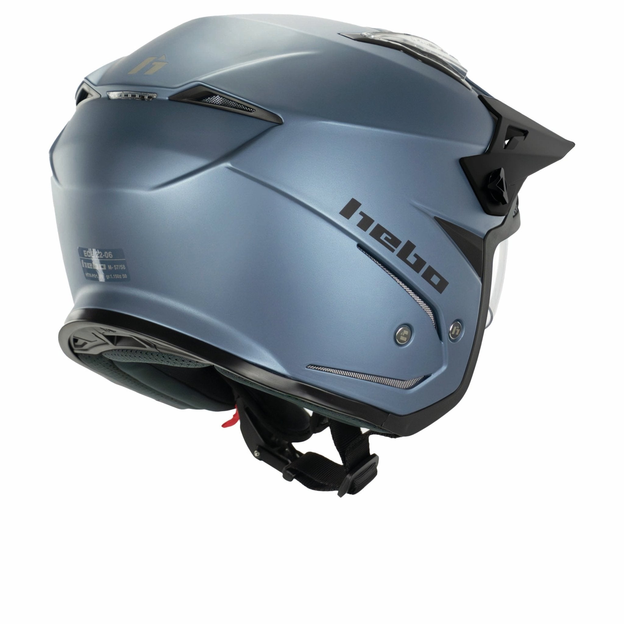 hebo-casco-zone-5-duo-mate-azul-ece-22-06-visera-solar-microm-trico image 3