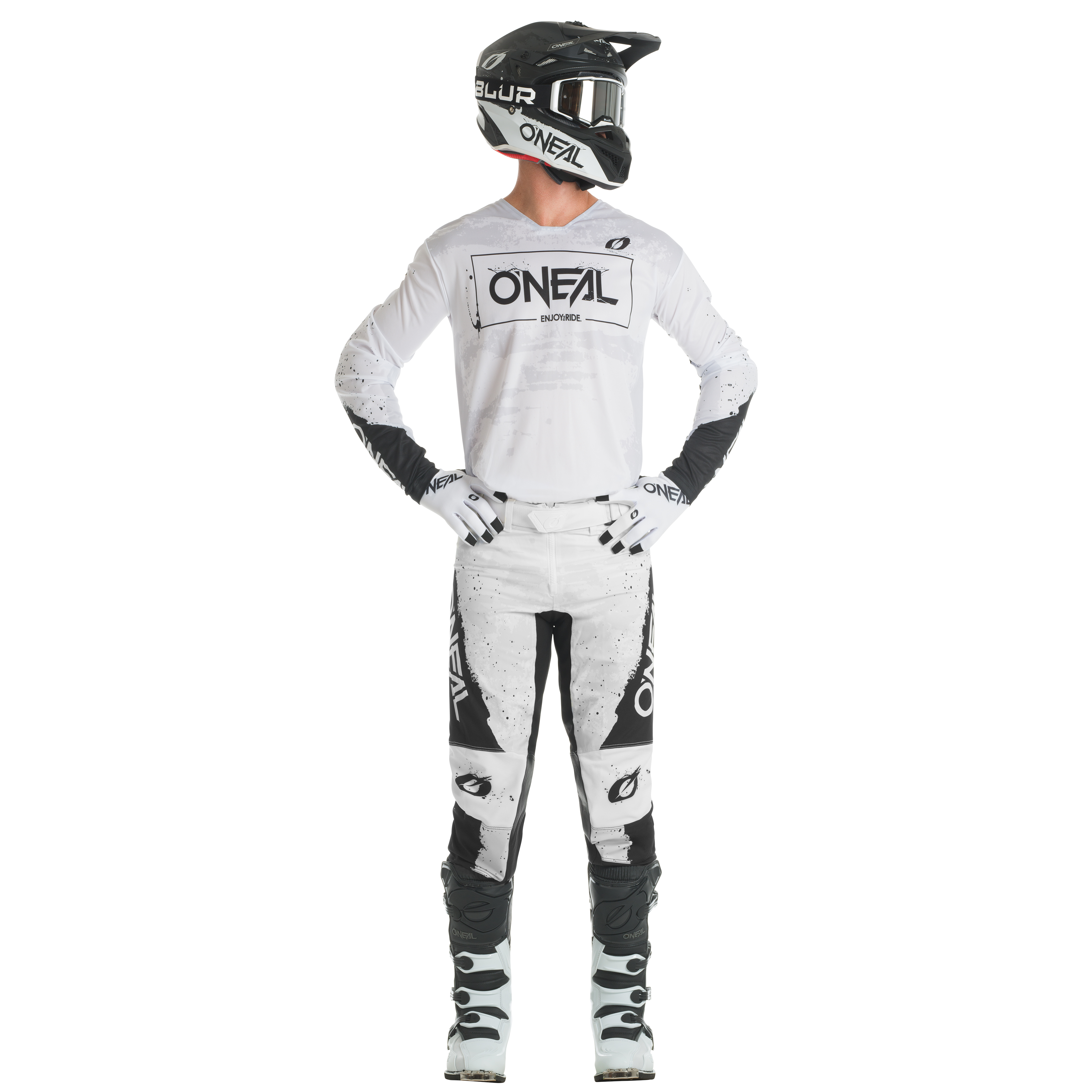 o-neal-mayhem-paint-pants-white-pantal-n-de-motocross-ultraligero-con-protecci-n image 3