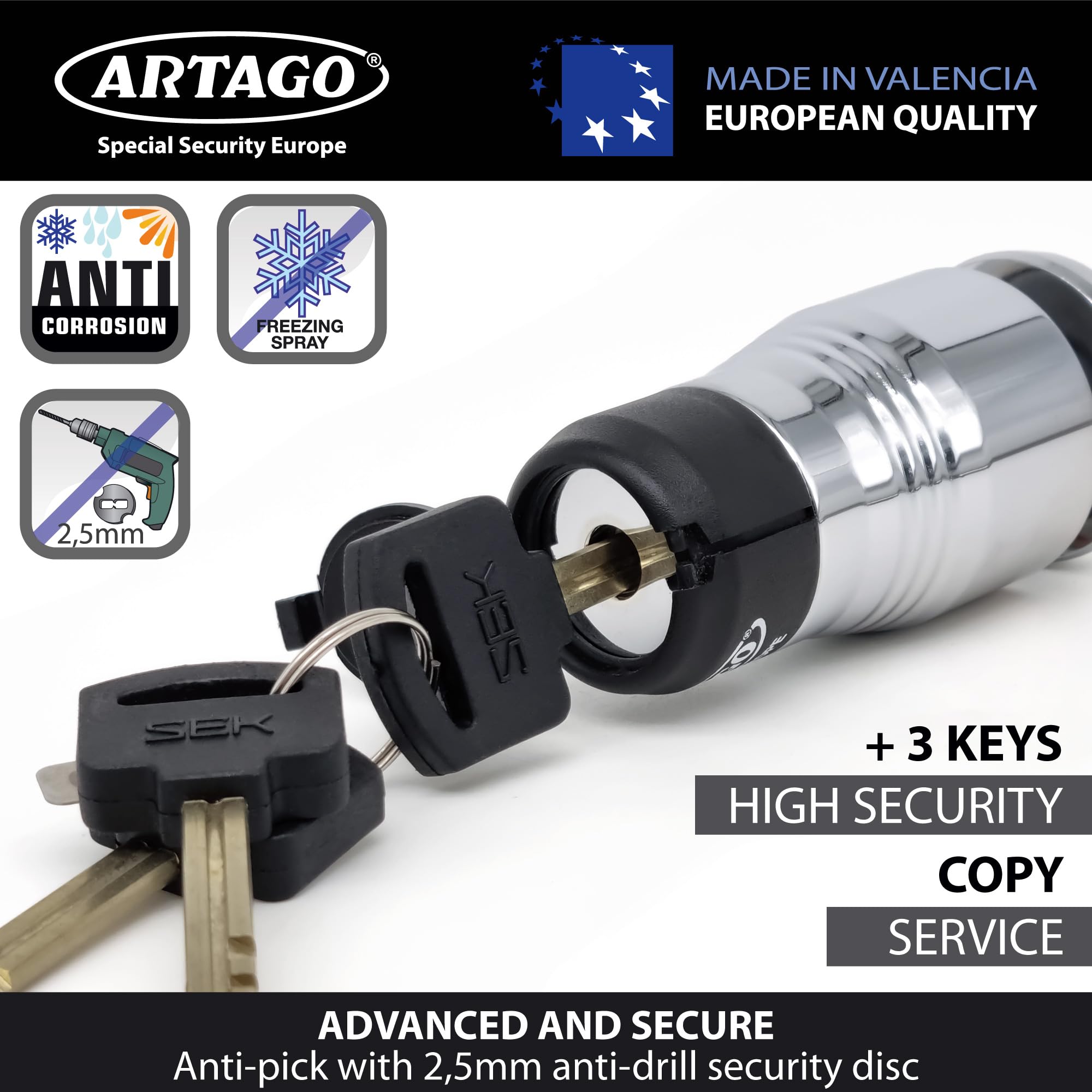 artago-562-i-candado-antirrobo-moto-disco-alta-gama-regalo-soporte-de-transporte image 7