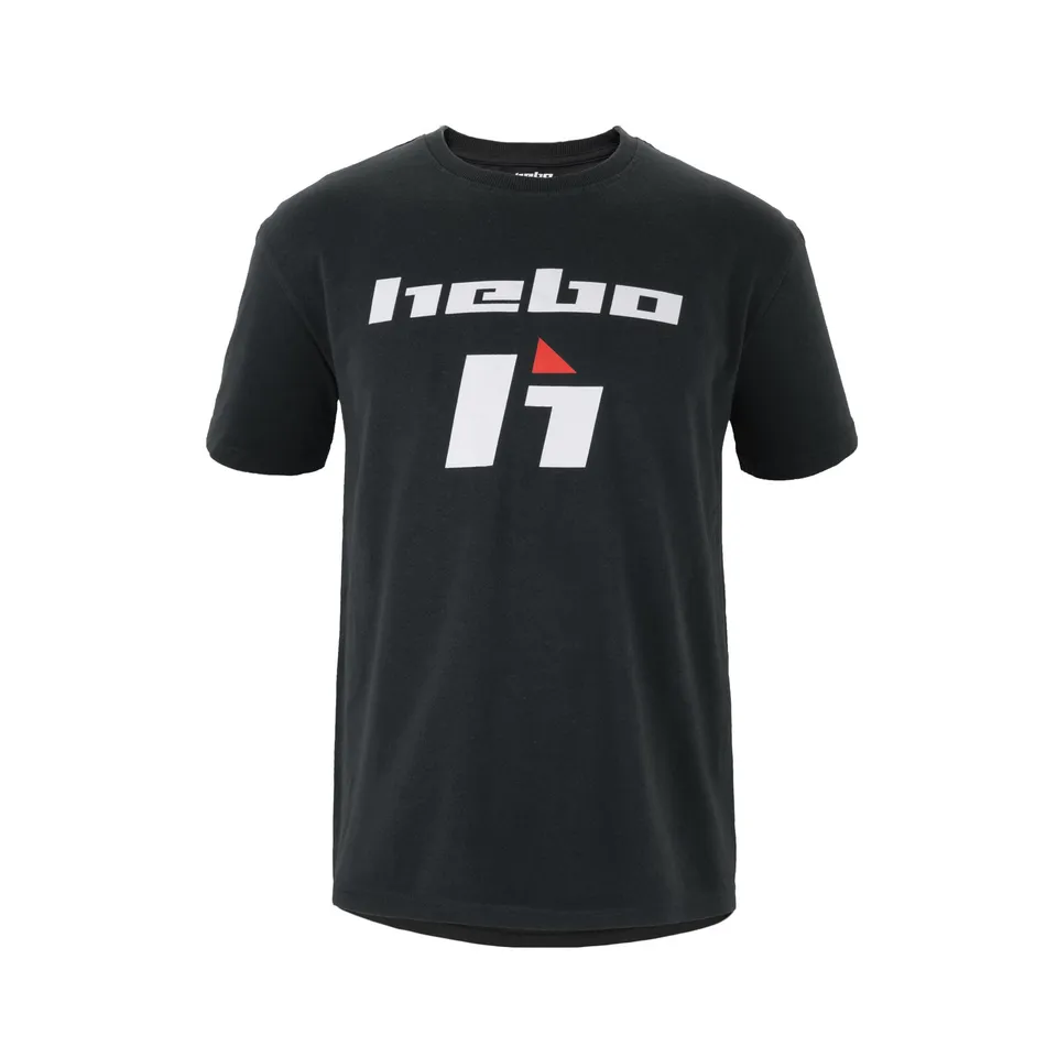 hebo-camiseta-gris-de-manga-corta-100-algod-n image 1