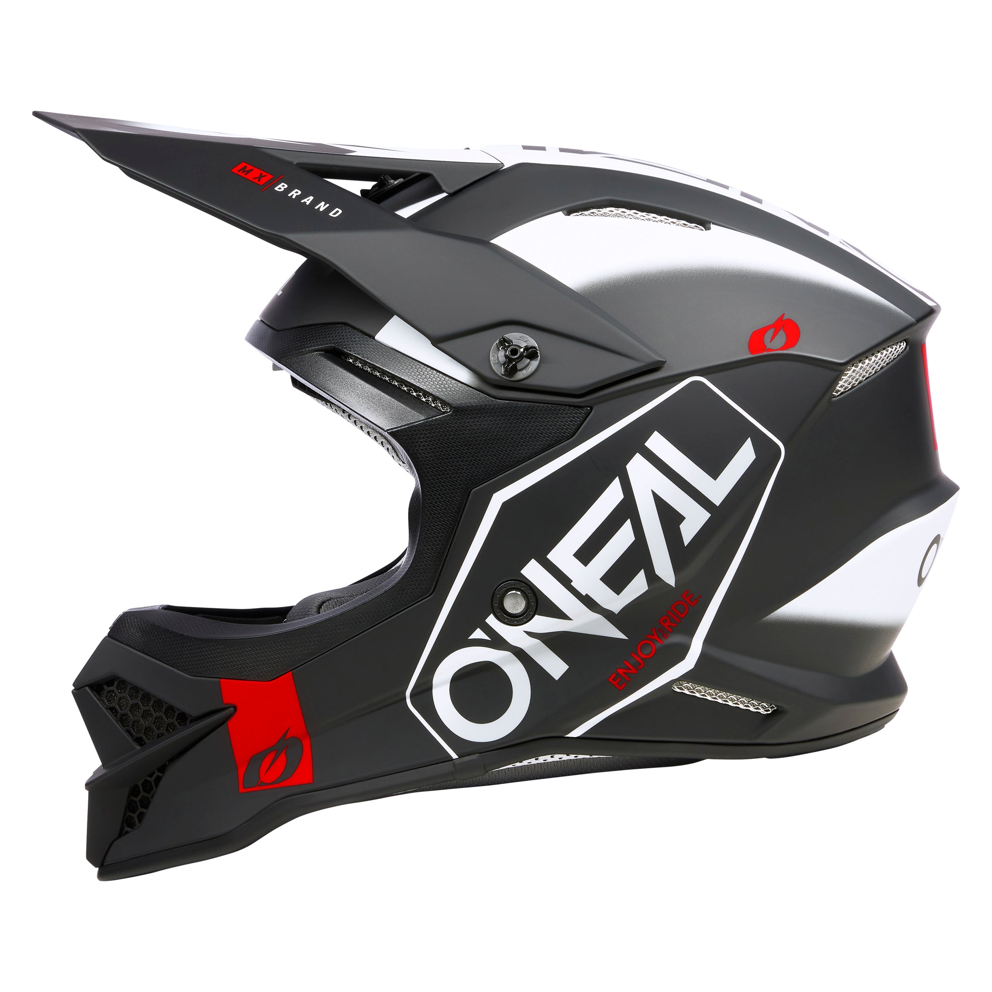 o-neal-casco-3-srs-hexx-negro-blanco image 3
