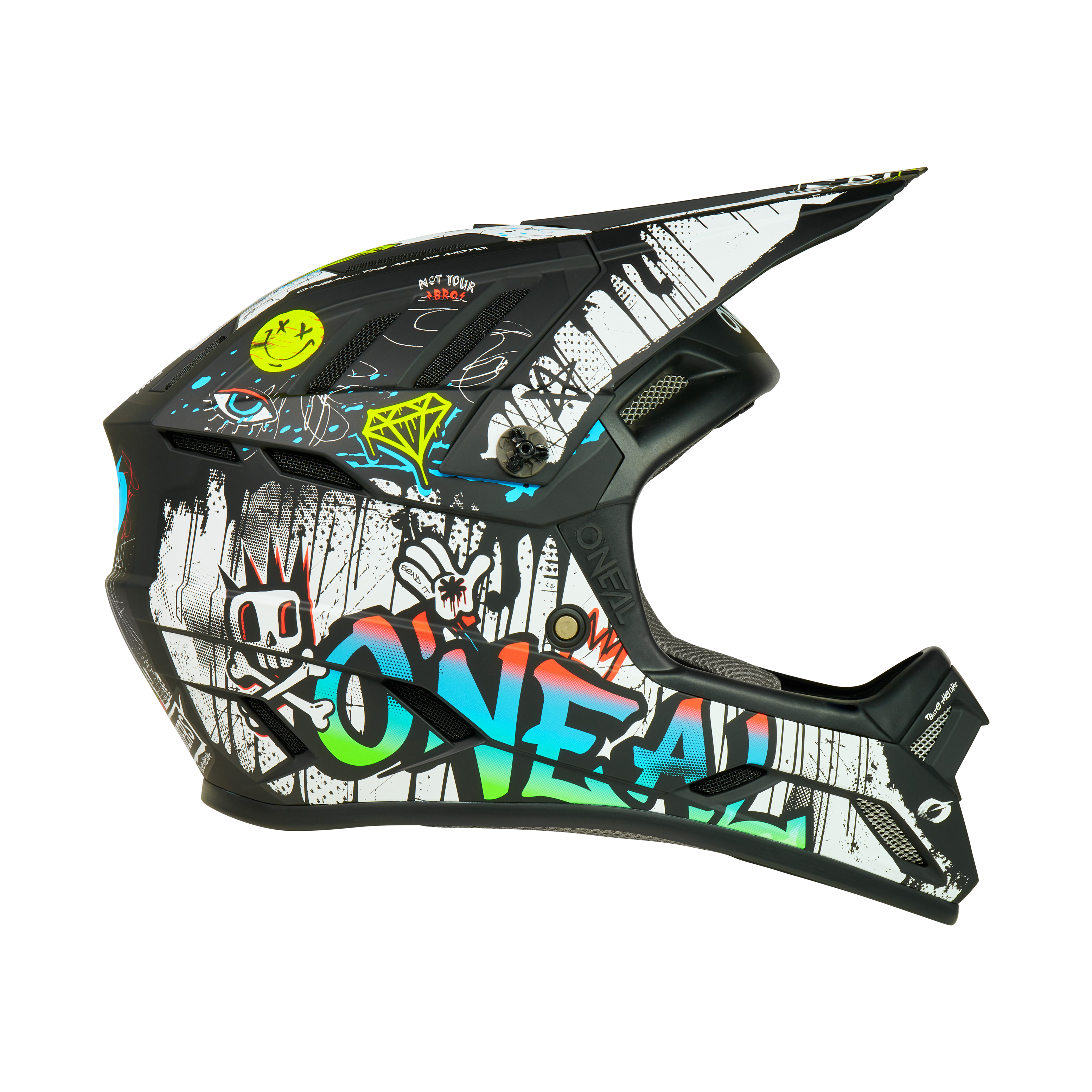 casco-o-neal-backflip-rancid-negro-blanco image 3
