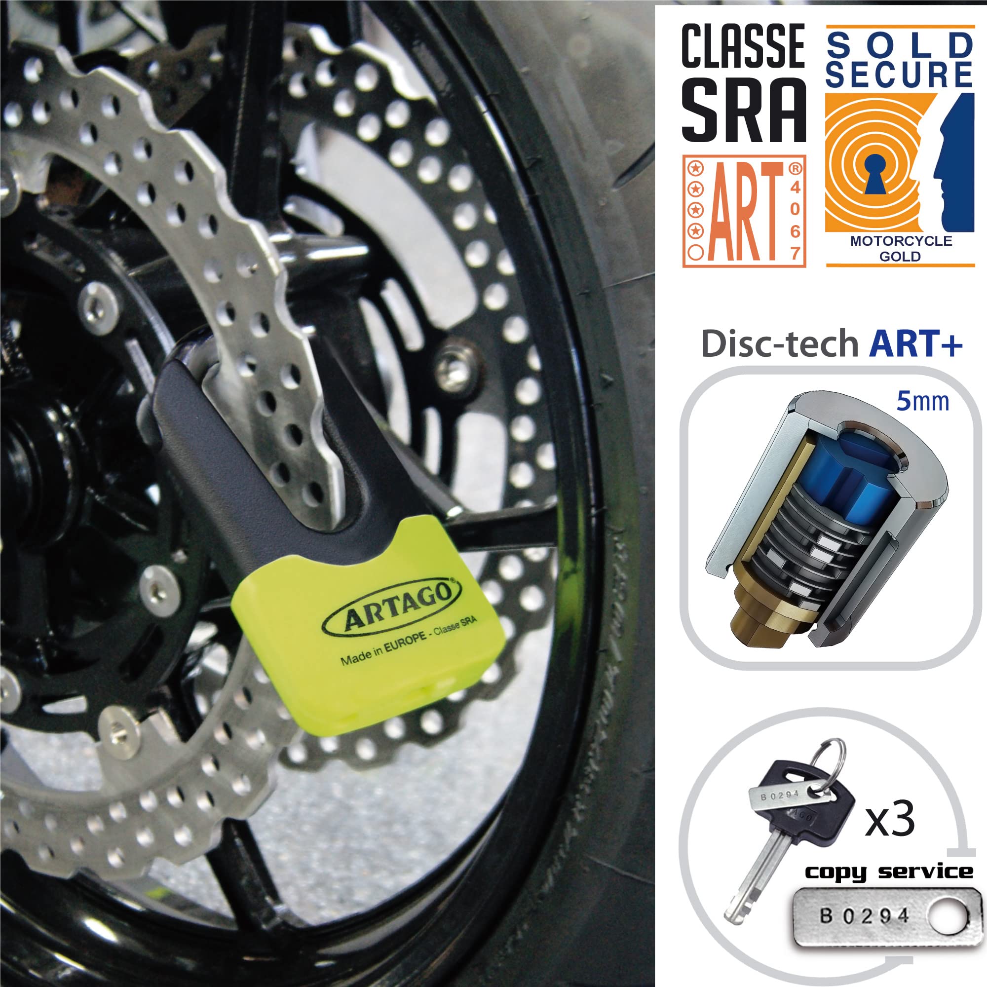 artago-69x2-pack-candado-antirrobo-disco-alta-seguridad-soporte-para-yamaha-mt-0 image 6