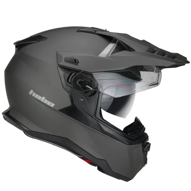 casco-hebo-transam-mate-doble-calota-pinlock-70-y-pantalla-solar image 1