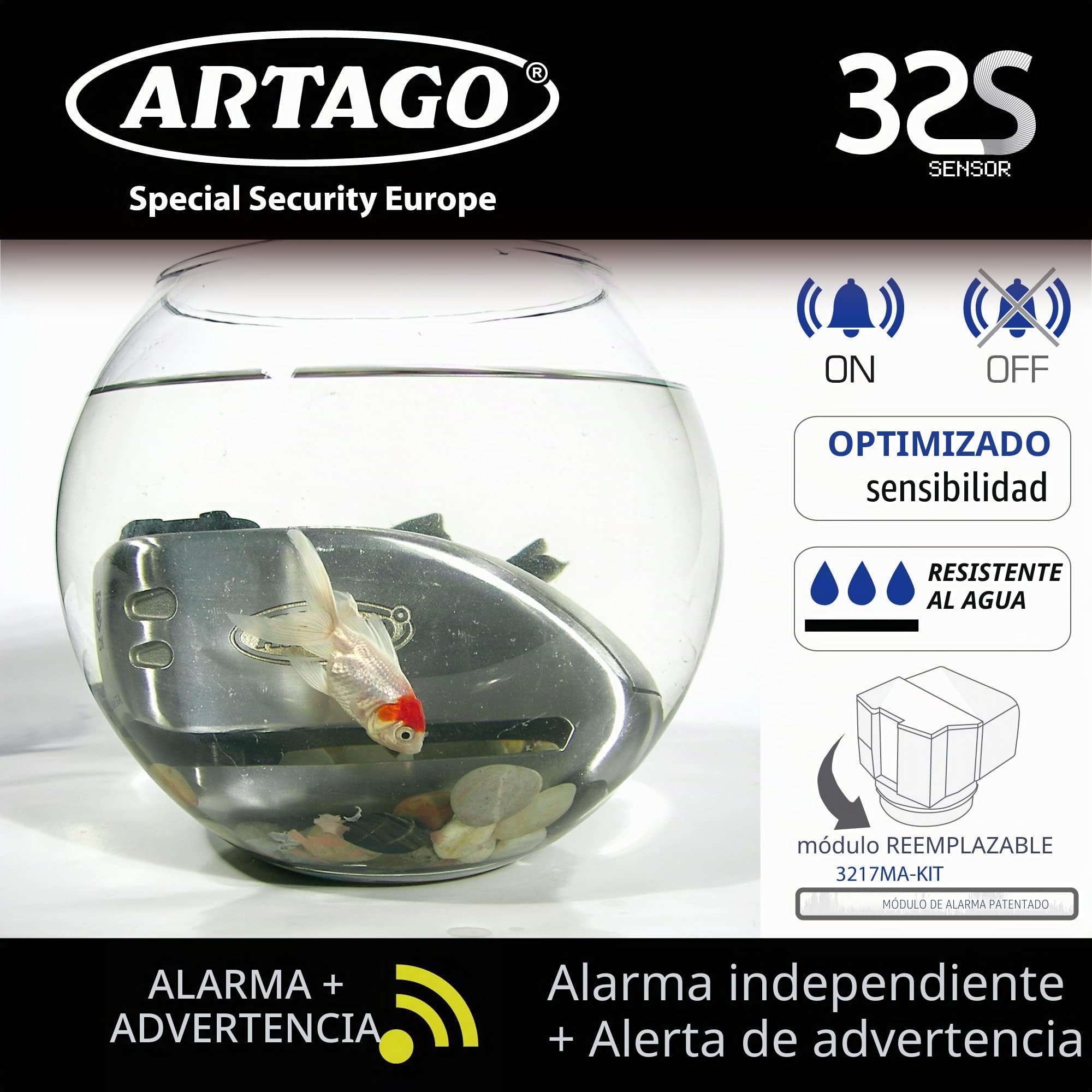 artago-32s4-pack-candado-antirrobo-disco-con-alarma-120db-alta-seguridad-soporte image 4