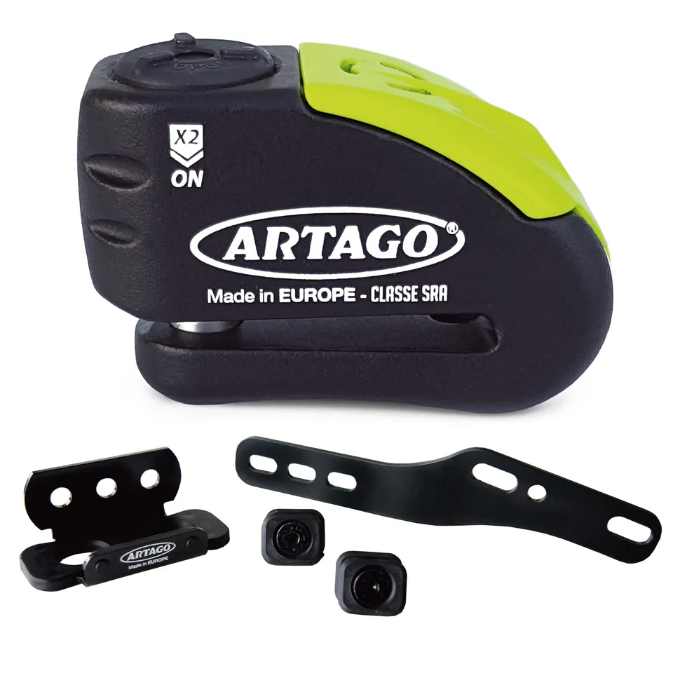 artago-30x7-pack-candado-antirrobo-disco-con-alarma-120db-soporte-honda-cb650f-c image 1