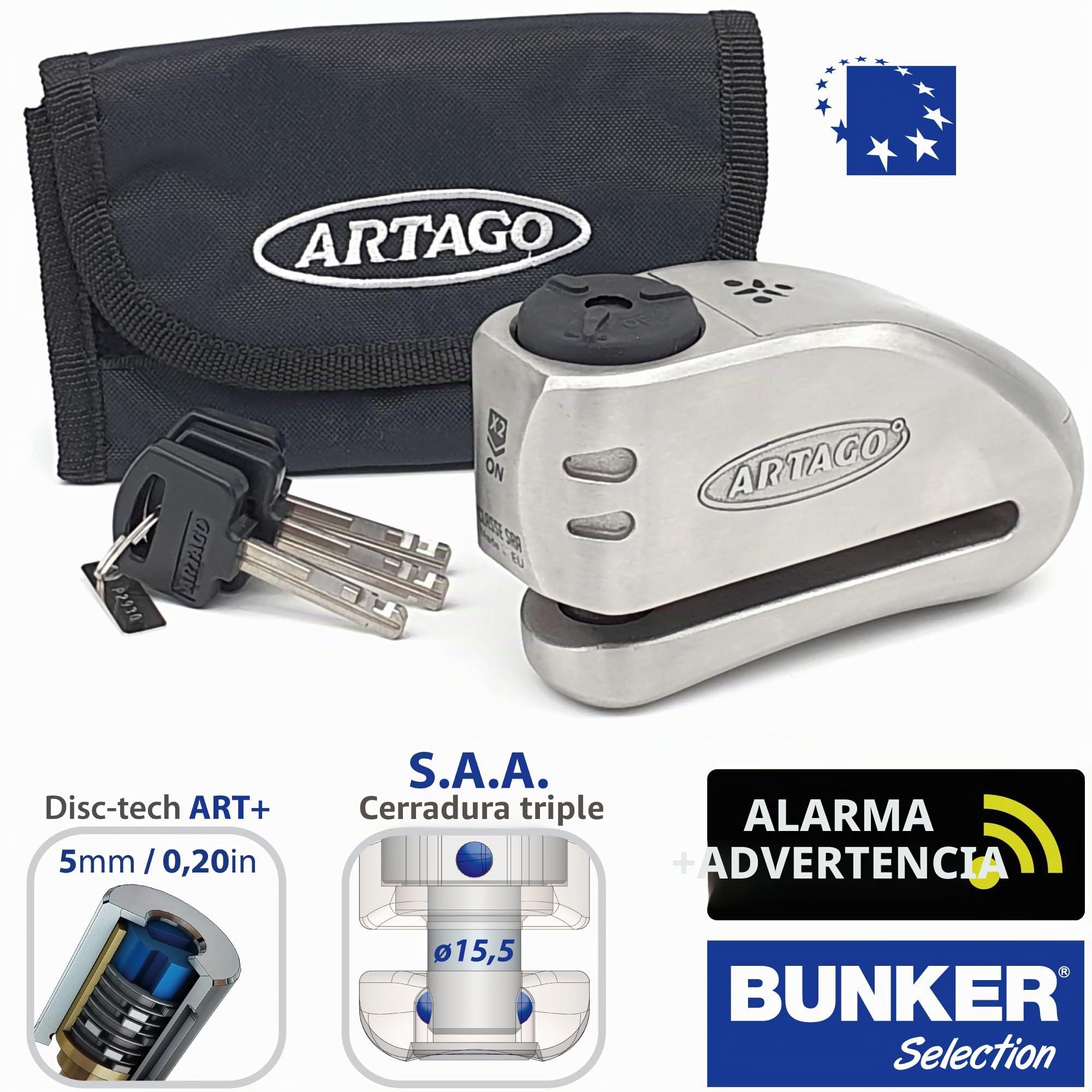artago-32s3-candado-antirrobo-de-disco-con-alarma-120db-para-moto-soporte-para-k image 3