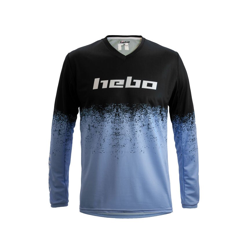 hebo-camiseta-pro-trial-v-dripped-azul-manga-corta-transpirable-con-protecci-n-u image 1