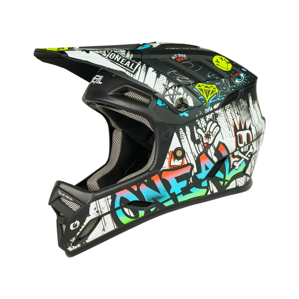 casco-o-neal-backflip-rancid-negro-blanco image 1