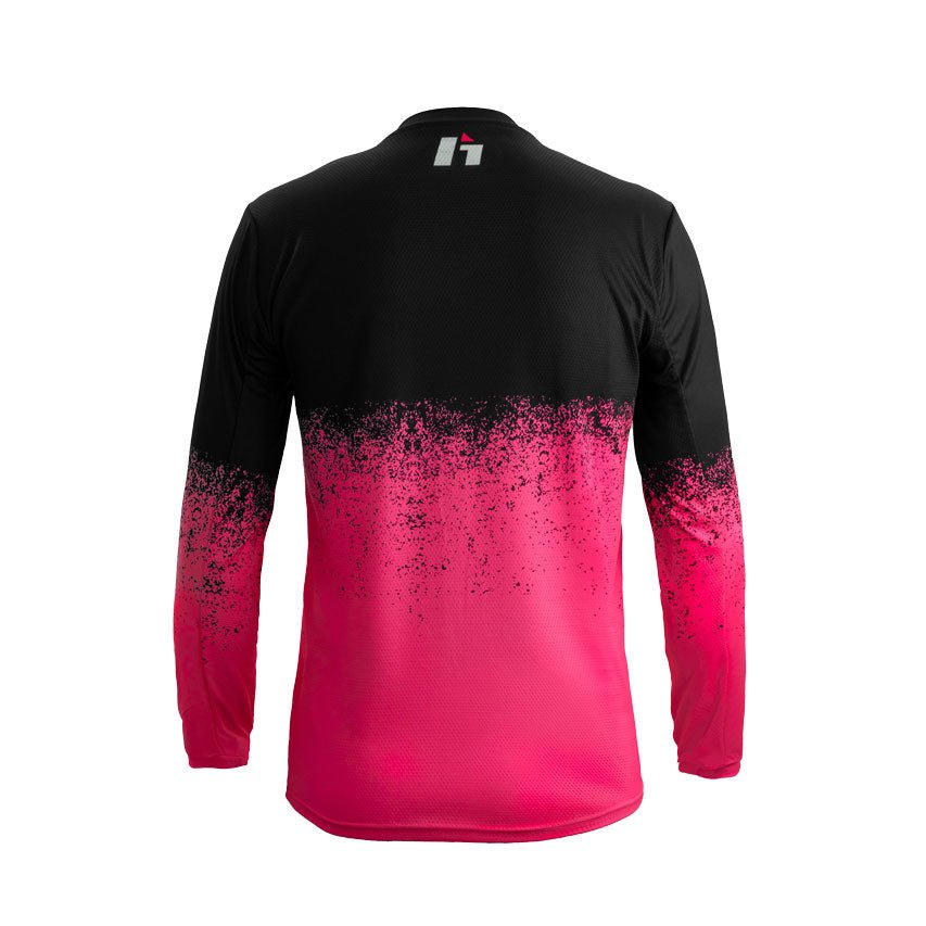 hebo-camiseta-pro-v-dripped-junior-rosa-maillot-de-trial-infantil-con-protecci-n image 2