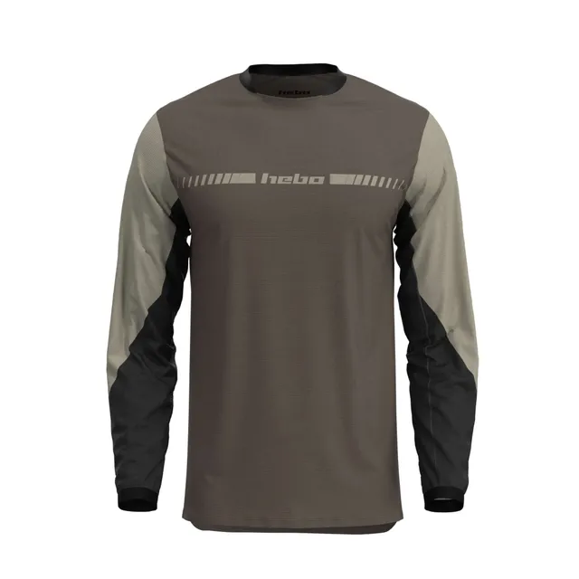 hebo-camiseta-tech-marr-n-camiseta-t-cnica-de-manga-corta-para-moto image 1
