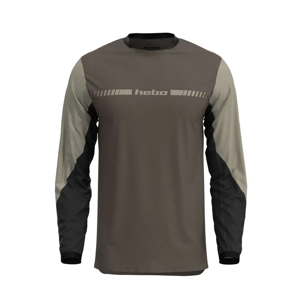 hebo-camiseta-tech-marr-n-camiseta-t-cnica-de-manga-corta-para-moto image 1