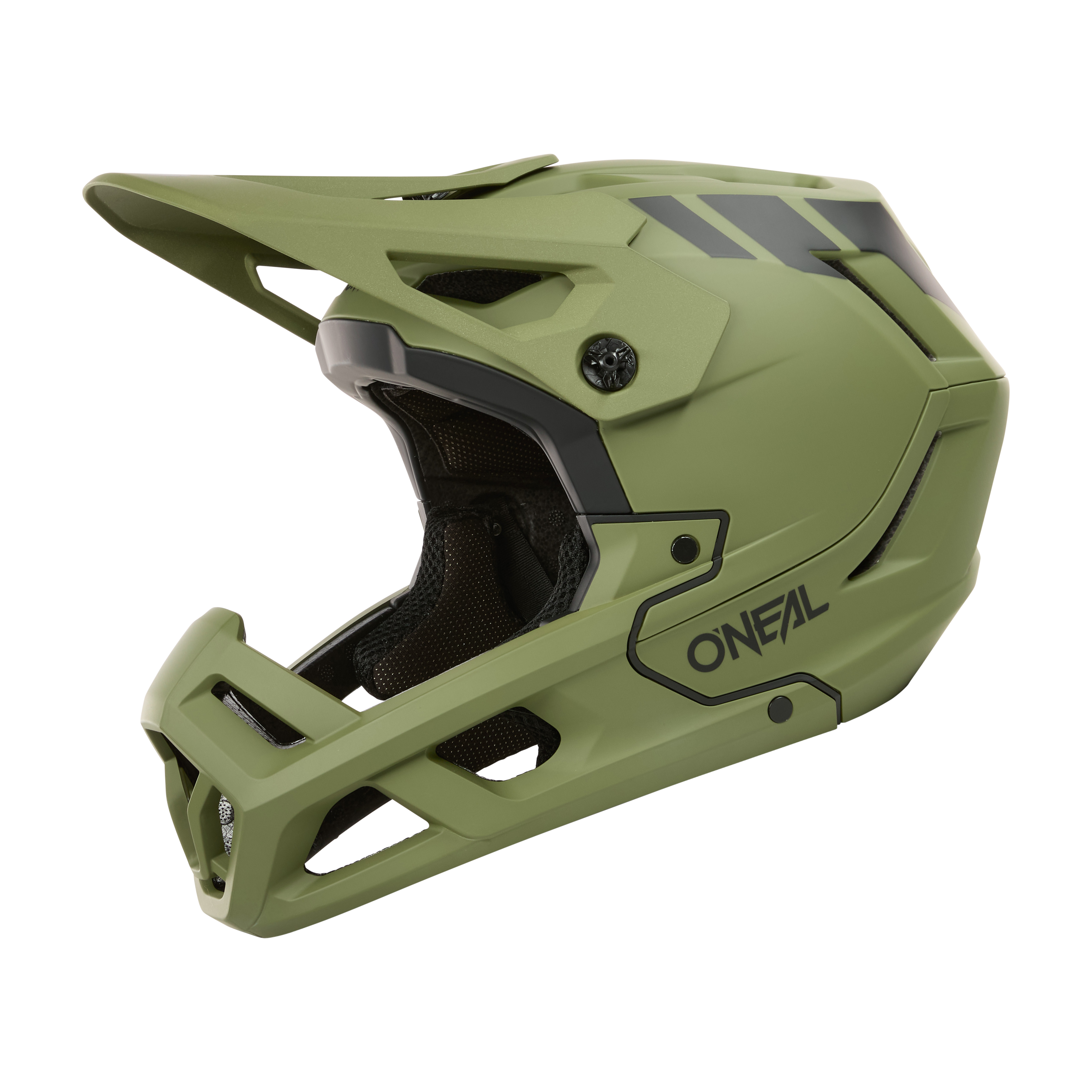 casco-o-neal-sl1-crest-enduro-full-face-inmold-ligero-oliva-negro-con-visera-aju image 2