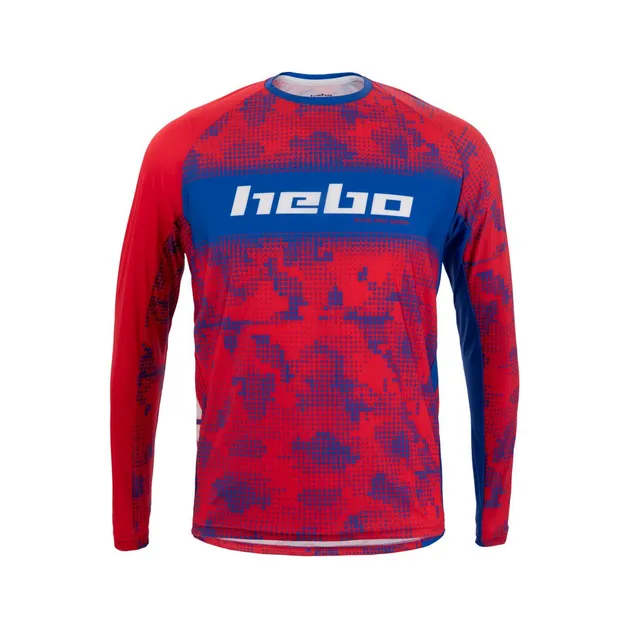 hebo-camiseta-trial-race-pro-roja-tejido-reciclado-protecci-n-uv-50 image 1