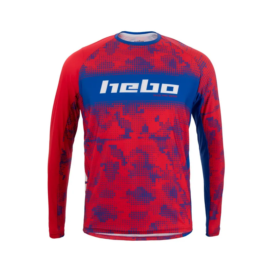 hebo-camiseta-trial-race-pro-roja-tejido-reciclado-protecci-n-uv-50 image 1