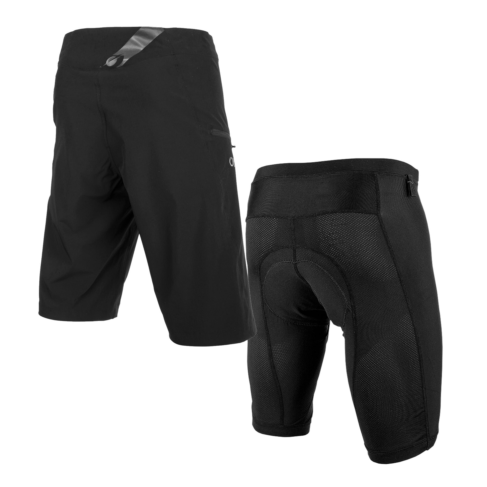 o-neal-matrix-chamois-shorts-negro-culotte-con-badana-extra-ble image 2
