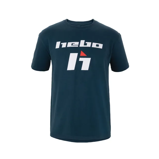 camiseta-hebo-azul-manga-corta-100-algod-n-logo-pecho image 1