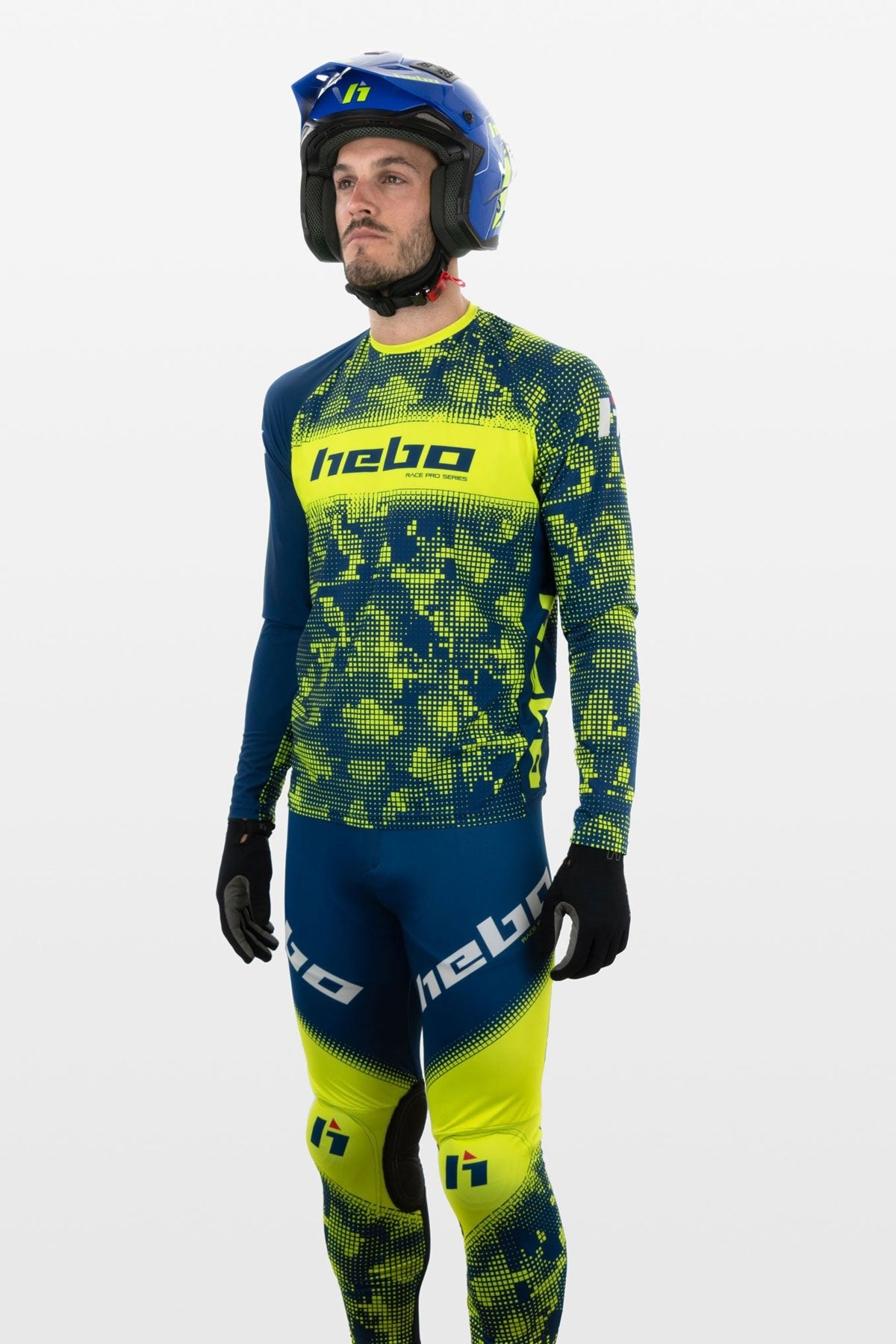camiseta-hebo-trial-race-pro-amarilla-tejido-90-reciclado-transpirable-protecci- image 3