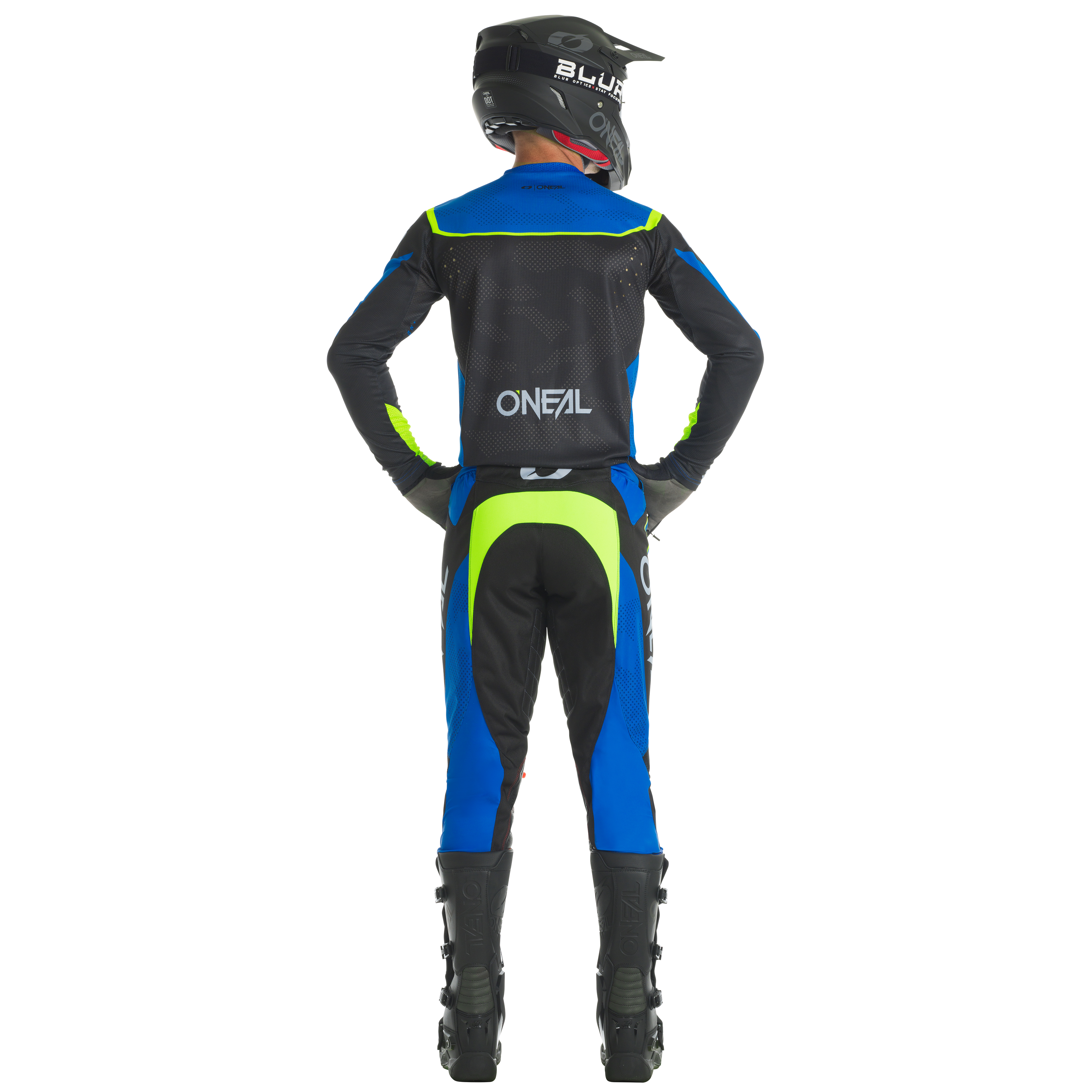o-neal-hardwear-camo-pantalones-de-motocross-azul-negro image 4