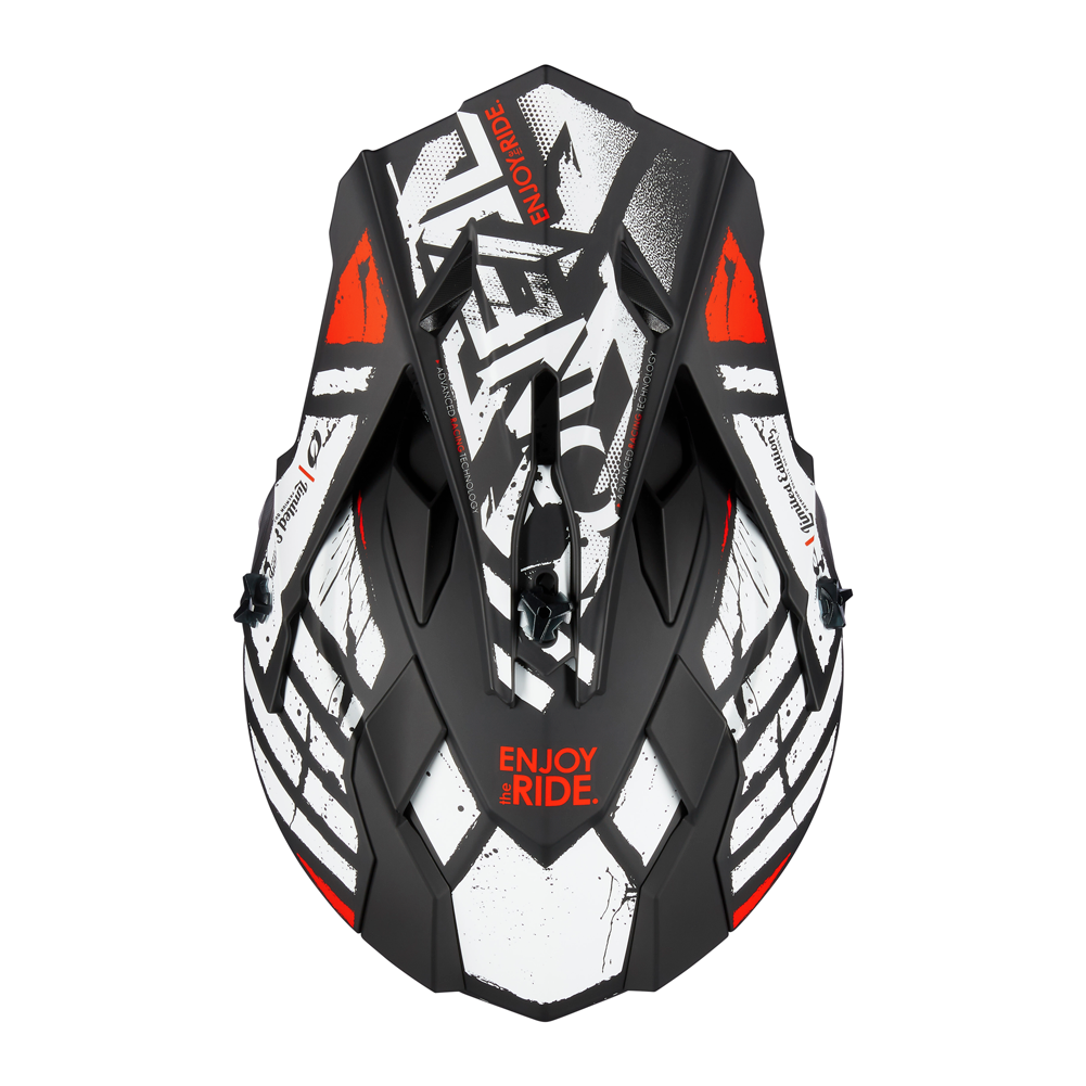 o-neal-2-srs-youth-glitch-casco-de-moto-juvenil-negro-blanco image 6