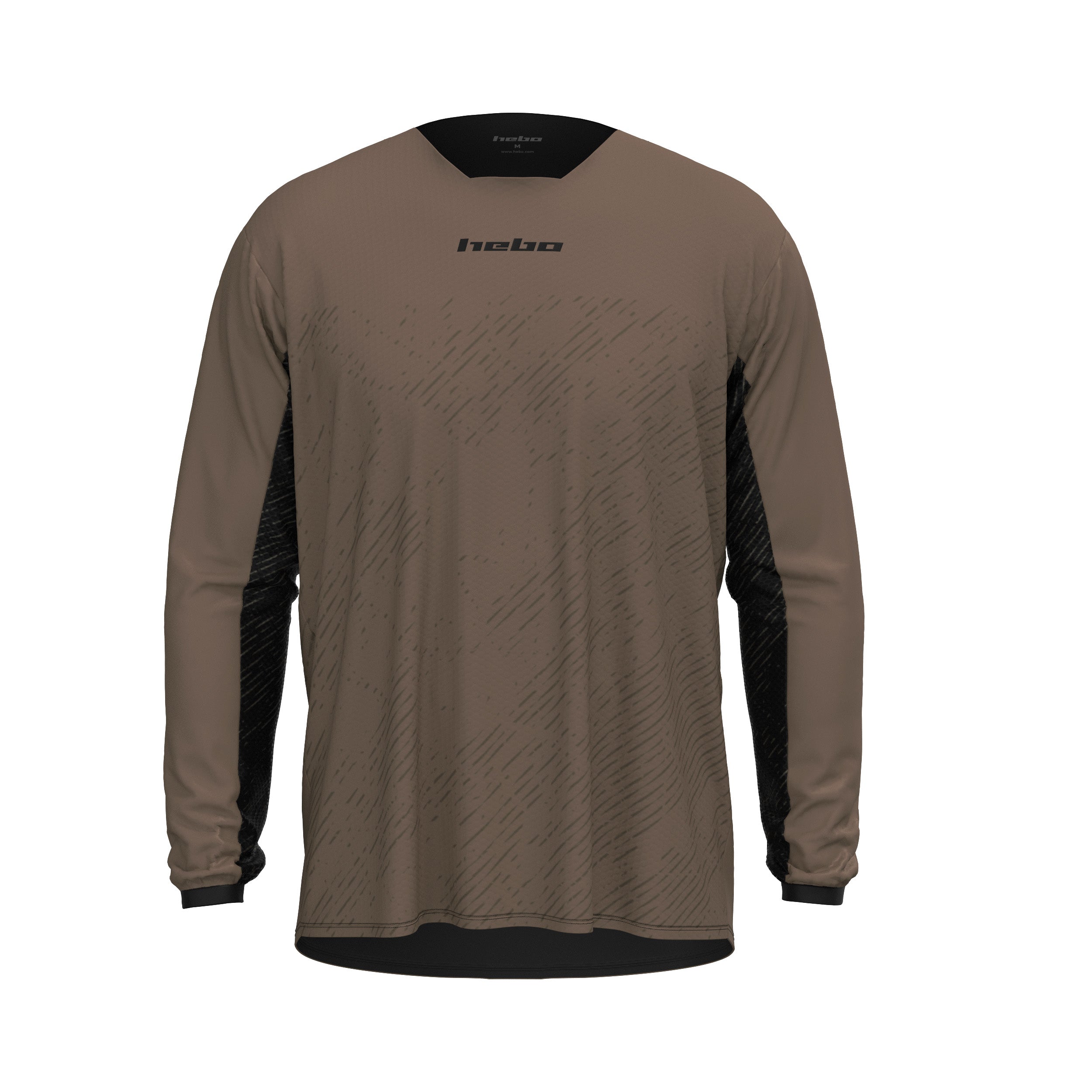 hebo-camiseta-enduro-motocross-scratch-xtreme-marr-n-hombre-transpirable-corte-r image 1