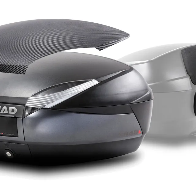shad-top-case-sh48-gris-oscuro-tapa-carbono-respaldo image 1