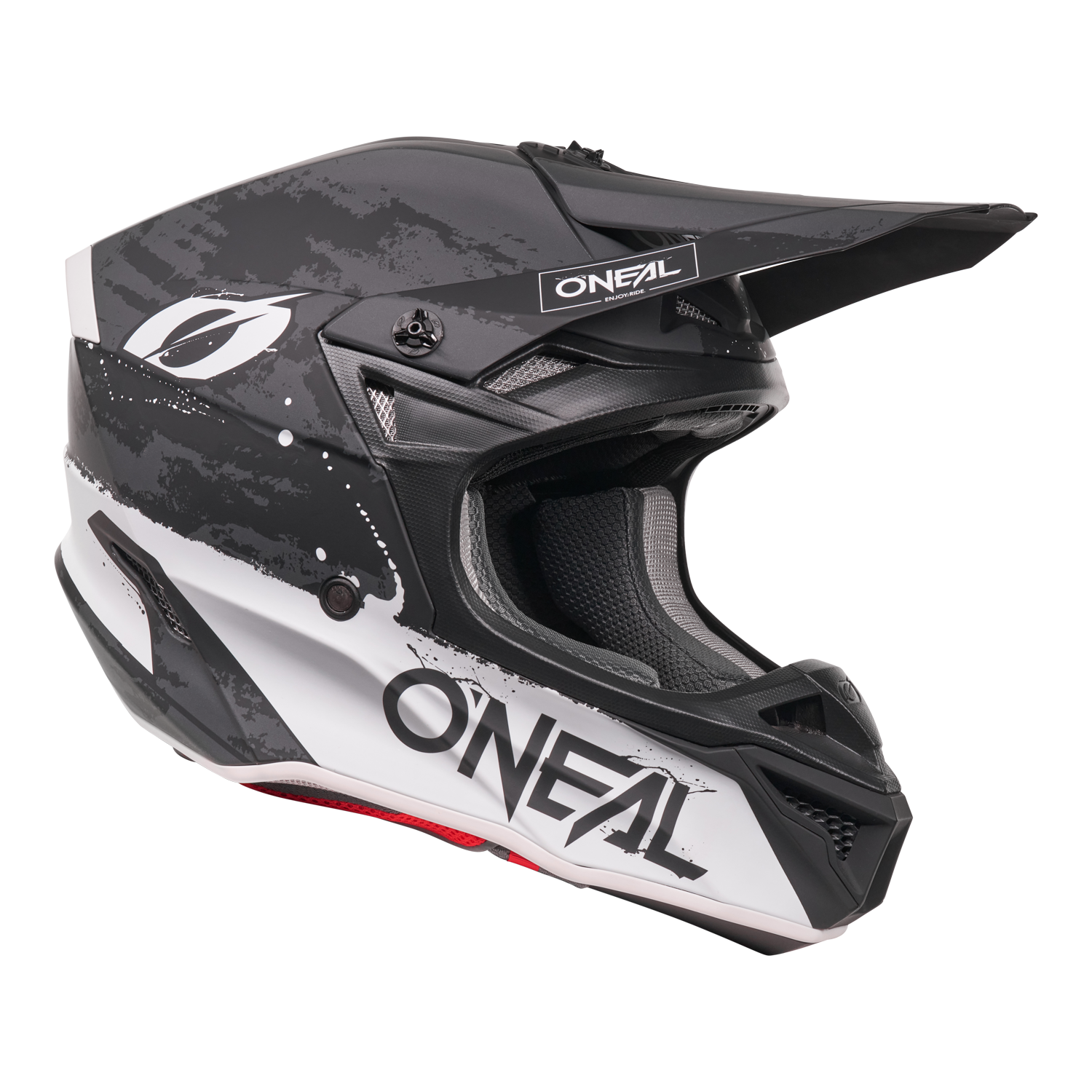 casco-o-neal-5srs-paint-black-white-para-motocross image 2