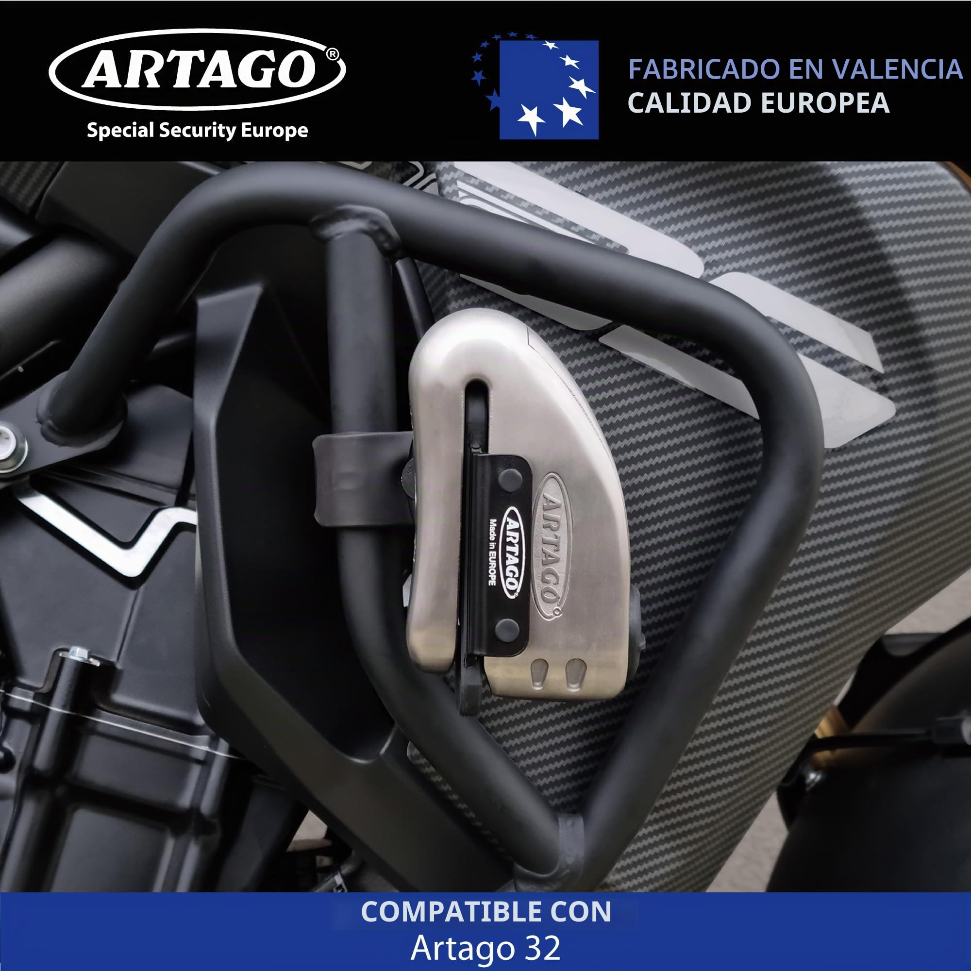 artago-k202-soporte-de-transporte-para-candado-de-disco-artago-32-tubos-18-25-mm image 8